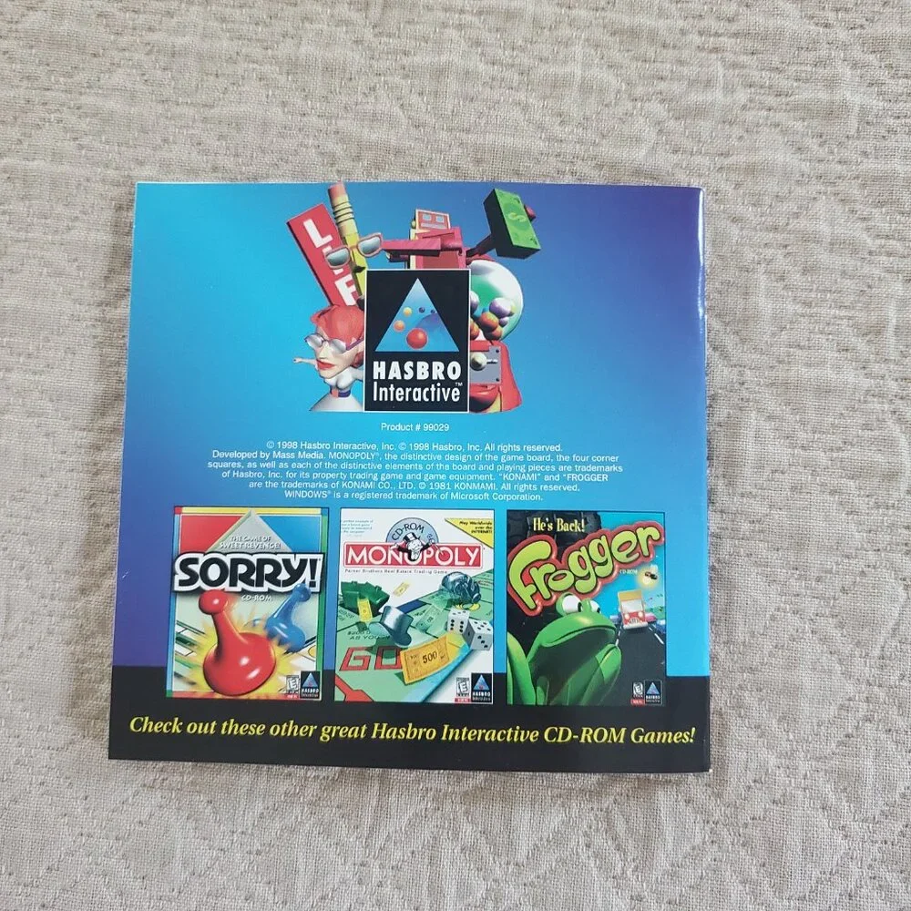 The Game Of Life Classic PC CD-ROM MANUAL ONLY Excellent Condition